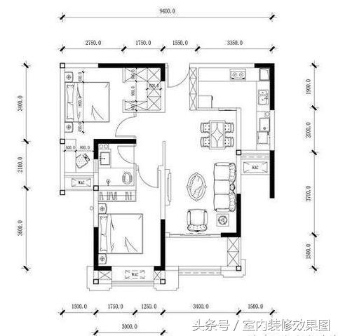 72平兩居室新房裝修11萬(wàn)，色彩搭配上墻面顏色最滿意，簡(jiǎn)單清爽還上檔次