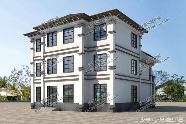 三款新中式別墅設(shè)計(jì)圖，不論新中式還是徽派形式，多看一眼都心動(dòng)，不選擇一棟都不甘心！