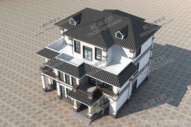 三款新中式別墅設(shè)計(jì)圖，不論新中式還是徽派形式，多看一眼都心動(dòng)，不選擇一棟都不甘心！