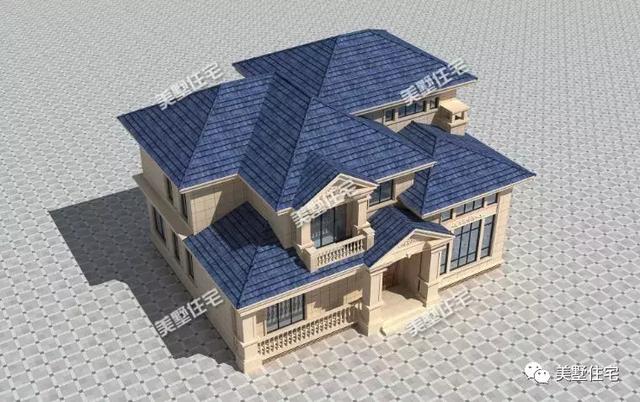 兩層歐式別墅設(shè)計(jì)圖，端莊大方，這么美讓左鄰右舍都羨慕不已