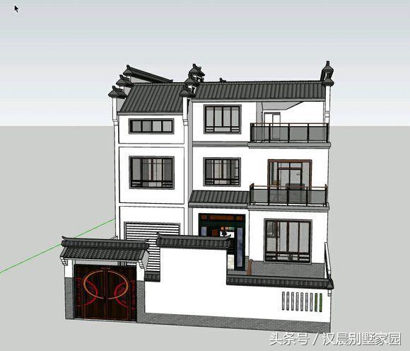 帶院子的新中式風(fēng)格別墅設(shè)計圖，2套設(shè)計師的設(shè)計方案，總有一套讓你滿意