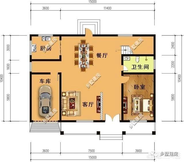不同的兩種風(fēng)格農(nóng)村別墅設(shè)計(jì)圖，布局合理，經(jīng)濟(jì)又實(shí)用