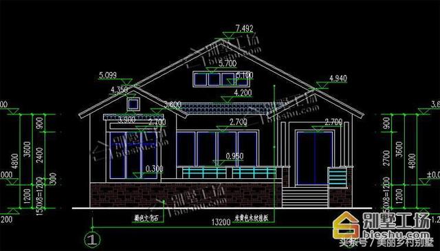 農(nóng)村一層別墅設(shè)計圖，現(xiàn)代風(fēng)格，給父母建一套這樣的養(yǎng)老房，絕對贊