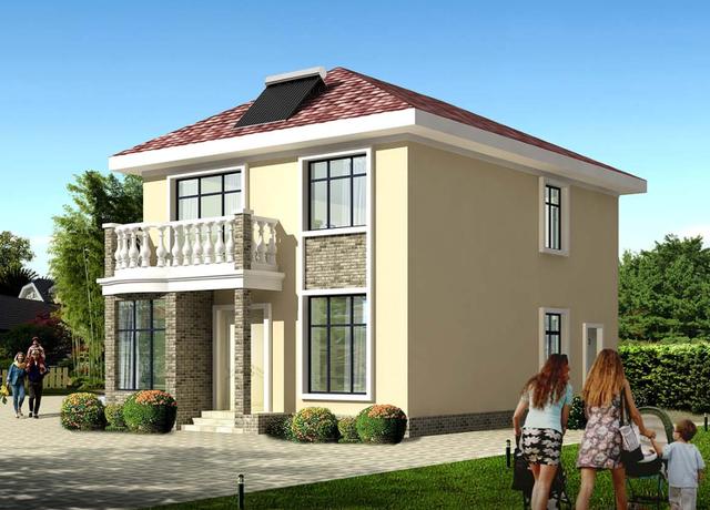 宅基地小的不用擔(dān)心了，這款二層別墅設(shè)計(jì)圖，8X11米還帶老人房，真心不錯(cuò)