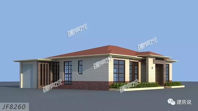 超贊的一層農(nóng)村別墅設(shè)計(jì)圖，設(shè)備齊全，想要的應(yīng)有盡有