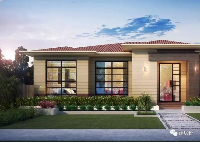 超贊的一層農(nóng)村別墅設(shè)計(jì)圖，設(shè)備齊全，想要的應(yīng)有盡有