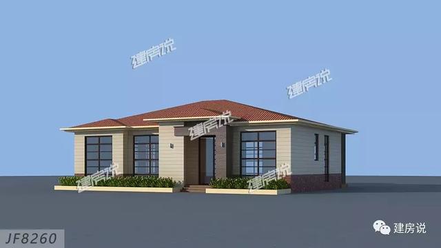 超贊的一層農(nóng)村別墅設(shè)計(jì)圖，設(shè)備齊全，想要的應(yīng)有盡有