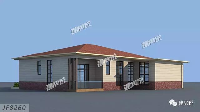 超贊的一層農(nóng)村別墅設(shè)計(jì)圖，設(shè)備齊全，想要的應(yīng)有盡有