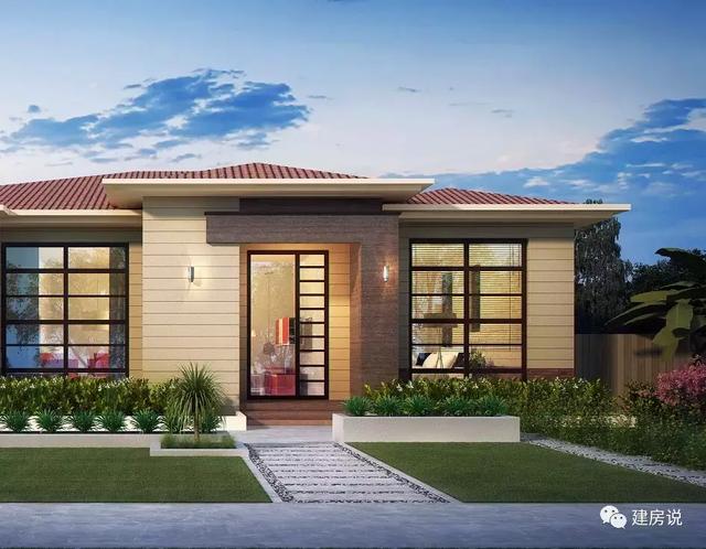 超贊的一層農(nóng)村別墅設(shè)計(jì)圖，設(shè)備齊全，想要的應(yīng)有盡有