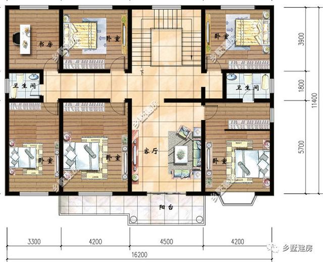 今天推薦的兩款二層別墅設計圖，讓大家明白建房子怎么建的與眾不同