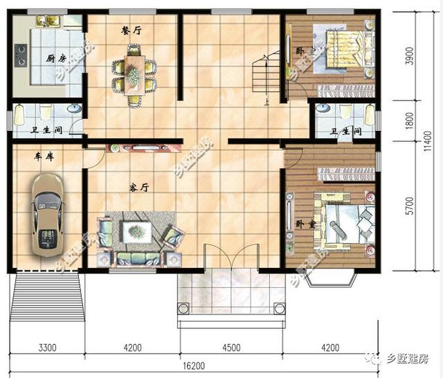今天推薦的兩款二層別墅設計圖，讓大家明白建房子怎么建的與眾不同