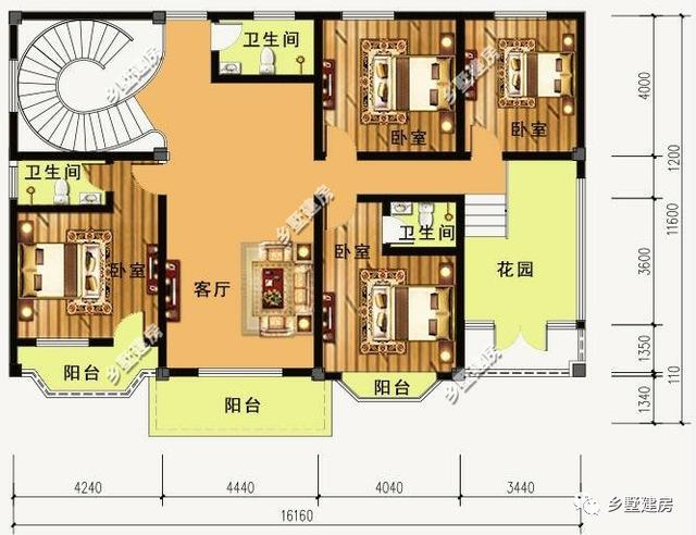 今天推薦的兩款二層別墅設計圖，讓大家明白建房子怎么建的與眾不同