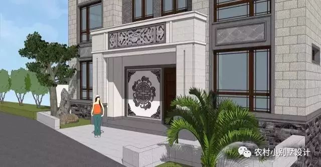 12×11米徽式三層農(nóng)村別墅設(shè)計圖，復式結(jié)構(gòu)