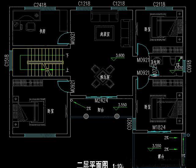 帶地下室農(nóng)村別墅設(shè)計圖，占地130平米帶有KTV+ 健身房，對于建房有層高限制的地方可以說是很實用了