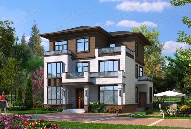 五套農村自建房圖紙，建筑面積300平米，造價不超30萬，能住3代人