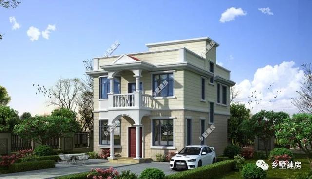 兩款現(xiàn)代新農(nóng)村自建別墅設(shè)計(jì)圖，外觀超美，戶型超棒，蓋哪一棟都出彩