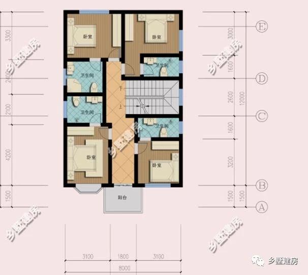 兩款現(xiàn)代新農(nóng)村自建別墅設(shè)計(jì)圖，外觀超美，戶型超棒，蓋哪一棟都出彩