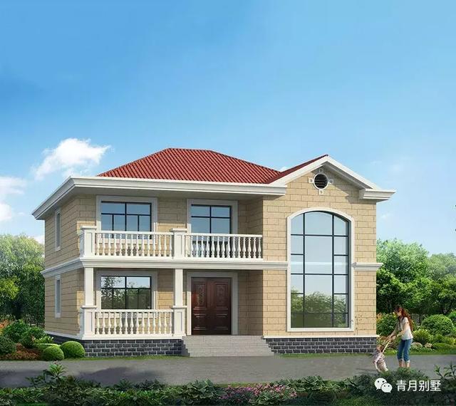 12米×11.8米二層農村自建房設計圖，造型雖不顯眼，卻經(jīng)濟實用，享受簡單寧靜的生活