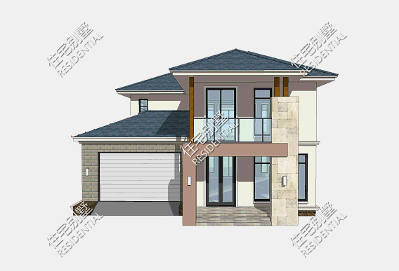 二層現(xiàn)代簡約派小別墅， 框架結(jié)構(gòu)開間12X15精雕細(xì)刻，打造完美居住體驗(yàn)