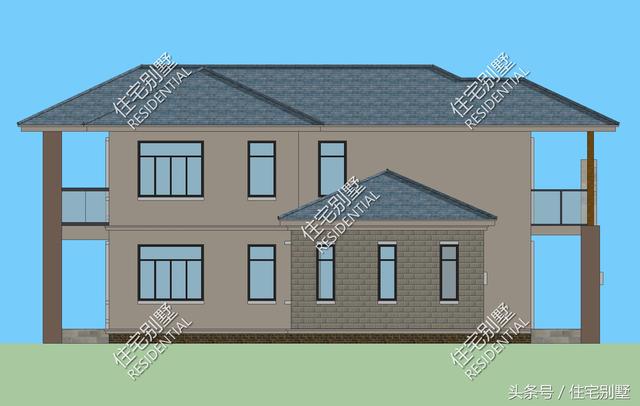 二層現(xiàn)代簡約派小別墅， 框架結(jié)構(gòu)開間12X15精雕細(xì)刻，打造完美居住體驗(yàn)