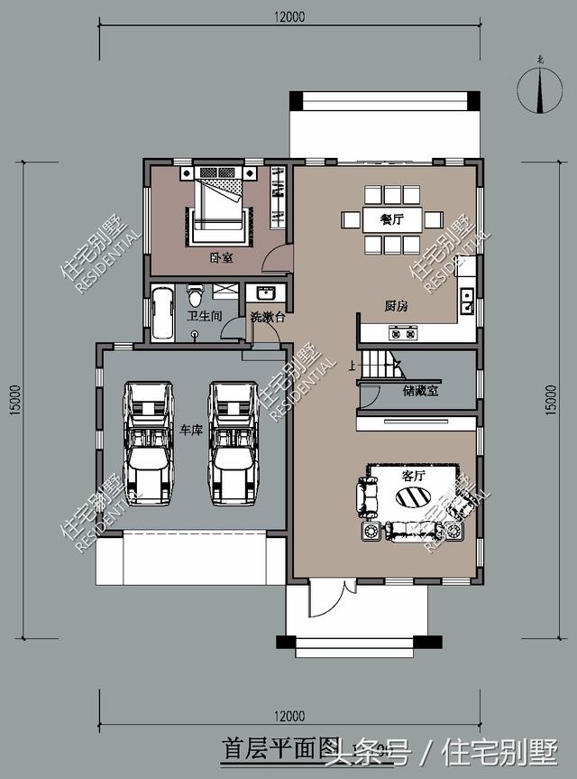 二層現(xiàn)代簡約派小別墅， 框架結(jié)構(gòu)開間12X15精雕細(xì)刻，打造完美居住體驗(yàn)