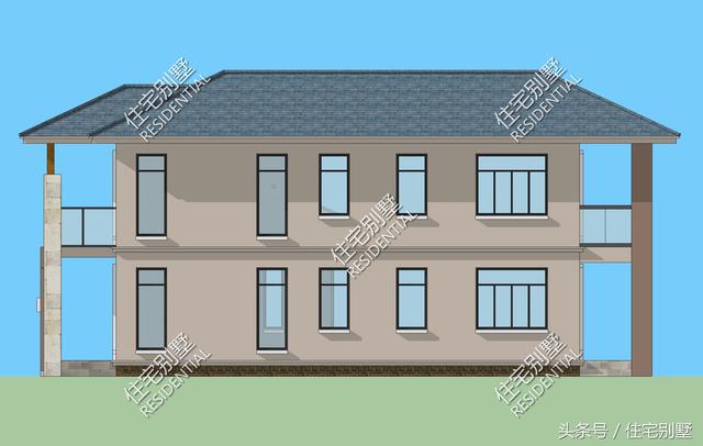 二層現(xiàn)代簡約派小別墅， 框架結(jié)構(gòu)開間12X15精雕細(xì)刻，打造完美居住體驗(yàn)