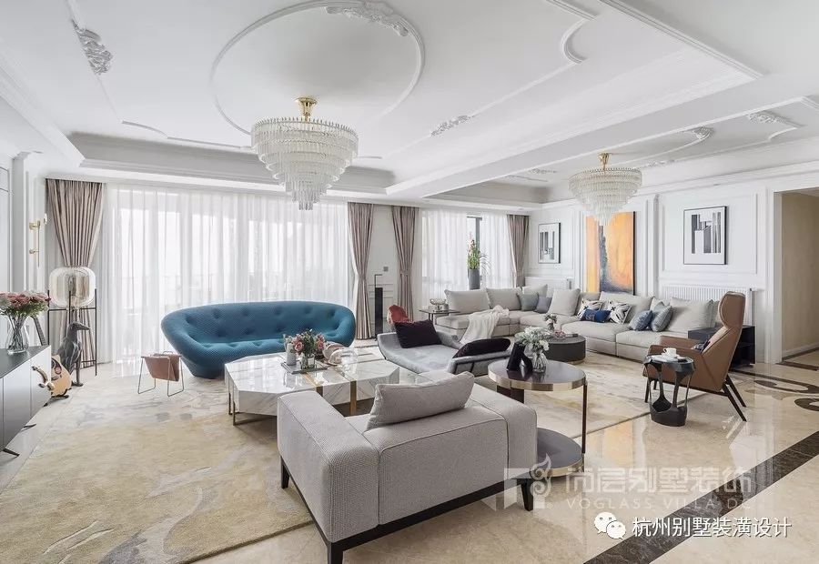 尚層作品丨380㎡當(dāng)代藝術(shù)風(fēng)格別墅實景