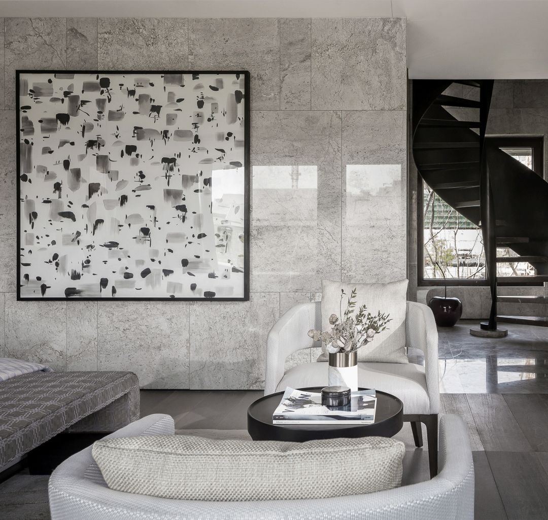 高級灰別墅設計，自然流露的優(yōu)雅范兒！