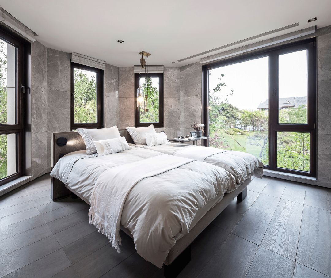 高級灰別墅設計，自然流露的優(yōu)雅范兒！