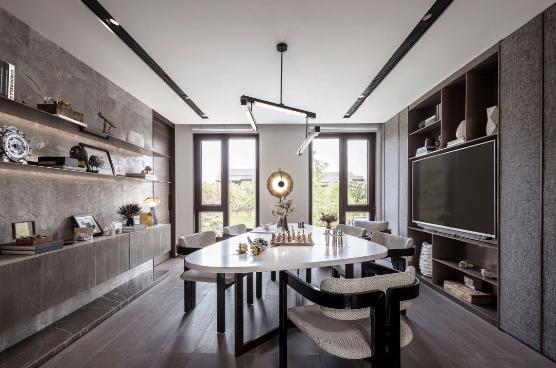 高級灰別墅設計，自然流露的優(yōu)雅范兒！