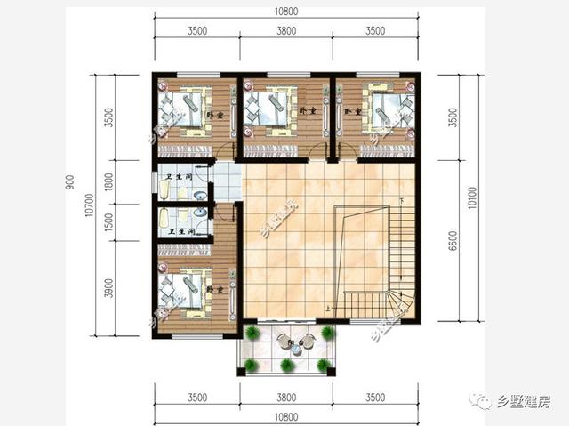今天推薦兩款超大挑高客廳的二層別墅設(shè)計圖，裝修后更漂亮