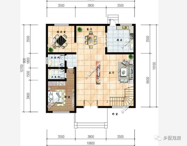 今天推薦兩款超大挑高客廳的二層別墅設(shè)計圖，裝修后更漂亮