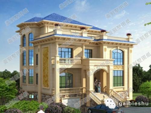 喜歡這樣的復(fù)式三層帶地下層農(nóng)村別墅戶(hù)型設(shè)計(jì)圖么？