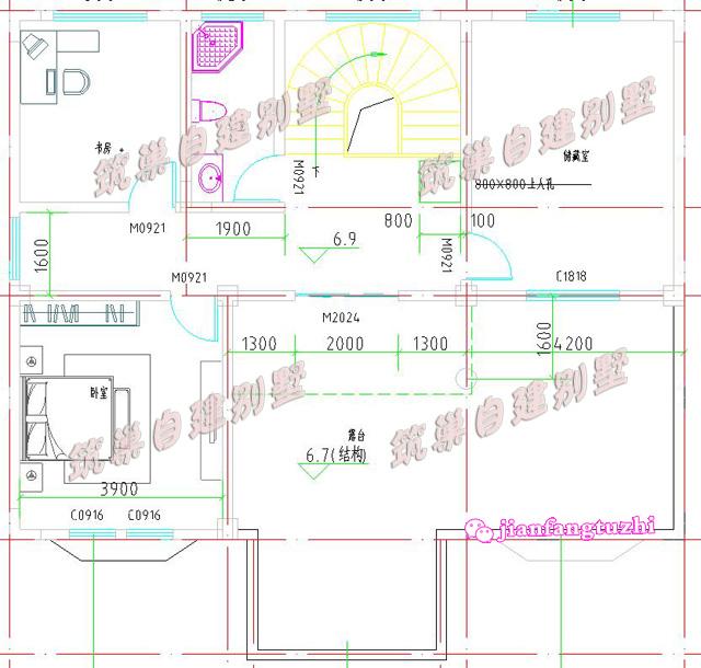 130平米13x10米三層別墅設(shè)計(jì)圖，復(fù)式挑空，喚起你對(duì)兒時(shí)紅磚瓦房的記憶