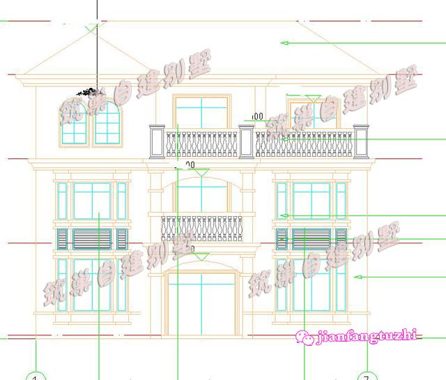 130平米13x10米三層別墅設(shè)計(jì)圖，復(fù)式挑空，喚起你對(duì)兒時(shí)紅磚瓦房的記憶