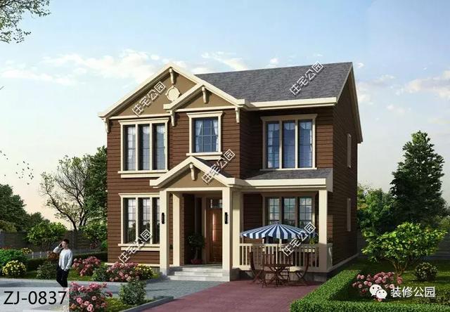 剛出爐的6套風(fēng)格各異農(nóng)村別墅設(shè)計(jì)圖，很適合農(nóng)村自建