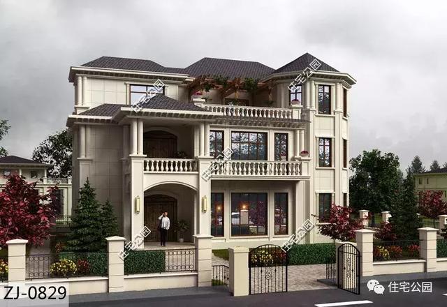 剛出爐的6套風(fēng)格各異農(nóng)村別墅設(shè)計(jì)圖，很適合農(nóng)村自建