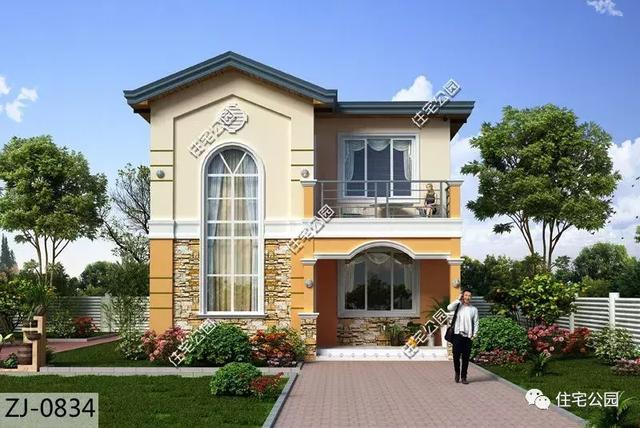 剛出爐的6套風(fēng)格各異農(nóng)村別墅設(shè)計(jì)圖，很適合農(nóng)村自建