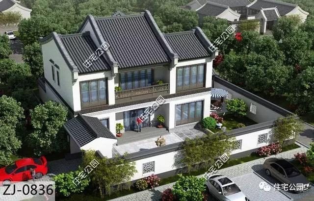 剛出爐的6套風(fēng)格各異農(nóng)村別墅設(shè)計(jì)圖，很適合農(nóng)村自建