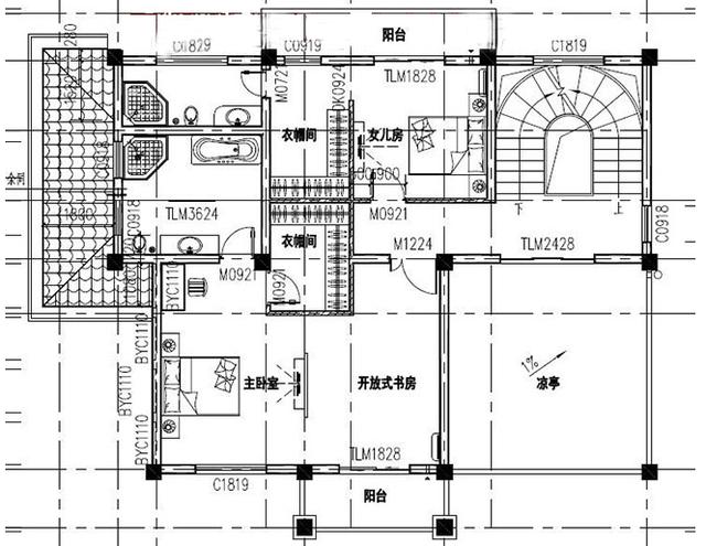 新中式四層復(fù)式別墅設(shè)計(jì)圖，造價(jià)55萬，能最大需要的滿足生活需要