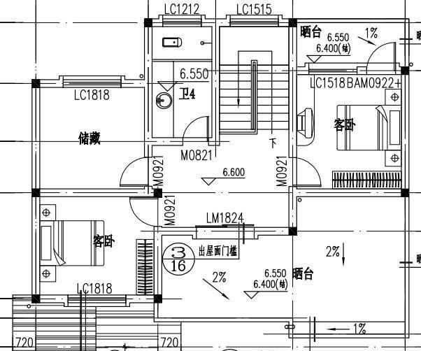 三層農(nóng)村自建房，12×11米，布局緊湊，空間利用率高，造價(jià)30萬(wàn)