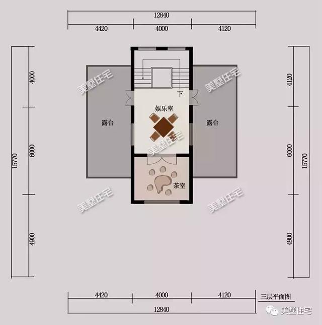 三層歐式別墅設計圖，造型簡約卻氣質獨特，室外帶涼亭，創(chuàng)造出讓您享受鄉(xiāng)間美好時光的理想居所