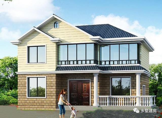 2棟經(jīng)典的二層別墅設(shè)計(jì)圖，外型和布局都不老土！