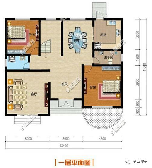 二層清新自然田園風(fēng)農(nóng)村自建房，看過的人都想回農(nóng)村建一棟！
