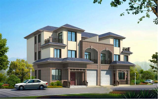 三層兄弟雙拼農(nóng)村自建房，左右對(duì)稱，戶型合理，四平八穩(wěn)，穩(wěn)重大氣，農(nóng)村建房必選