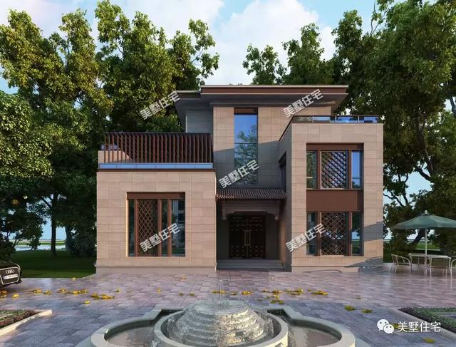 平屋頂好還是坡屋頂好？平頂施工簡(jiǎn)單，造價(jià)低，6款平屋頂別墅設(shè)計(jì)圖分享給你