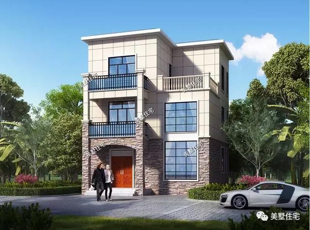 平屋頂好還是坡屋頂好？平頂施工簡(jiǎn)單，造價(jià)低，6款平屋頂別墅設(shè)計(jì)圖分享給你