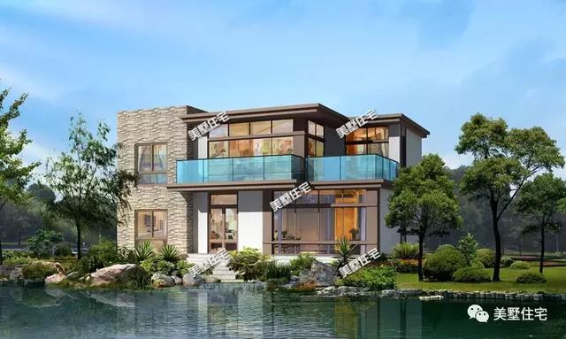 平屋頂好還是坡屋頂好？平頂施工簡(jiǎn)單，造價(jià)低，6款平屋頂別墅設(shè)計(jì)圖分享給你