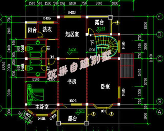 2款農(nóng)村別墅設(shè)計(jì)圖紙，房子洋氣，一款帶羅馬柱，一款不帶，你喜歡哪款
