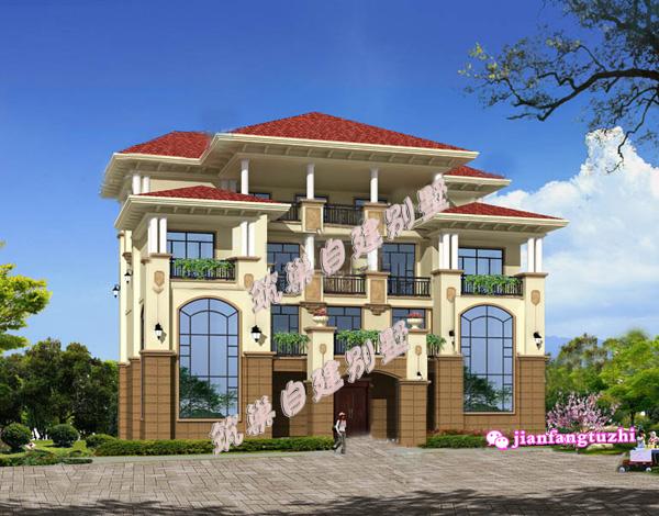 2款農(nóng)村別墅設(shè)計(jì)圖紙，房子洋氣，一款帶羅馬柱，一款不帶，你喜歡哪款